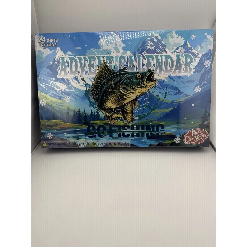 Fishing Advent Calendar 2025 for Men - 24-Day Countdown
